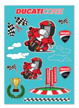 Ducati Cartoon sticker sheet - 987694024