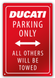 Ducati Parking wall plate - 987700618