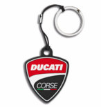 Ducati Corse Shield Rubber Key Ring - 987704443